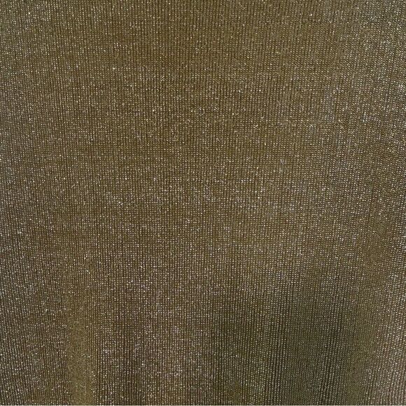 VINTAGE Glitter Gold LUREX Tank TOP SIZE M - Picture 3 of 4